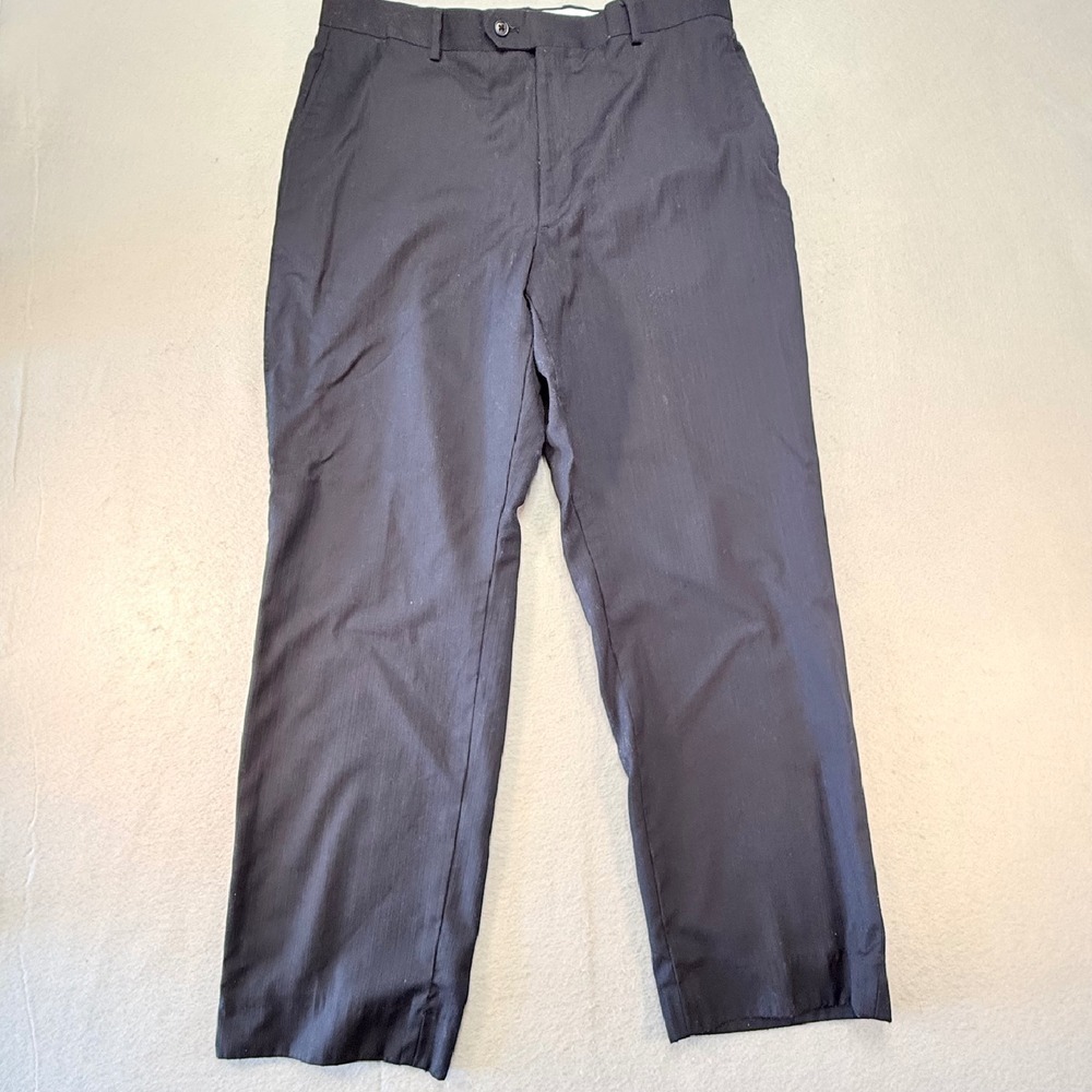 Wilke Rodriguez Wool Dress Pants Regular Fit Black Career‎ Size 42/36